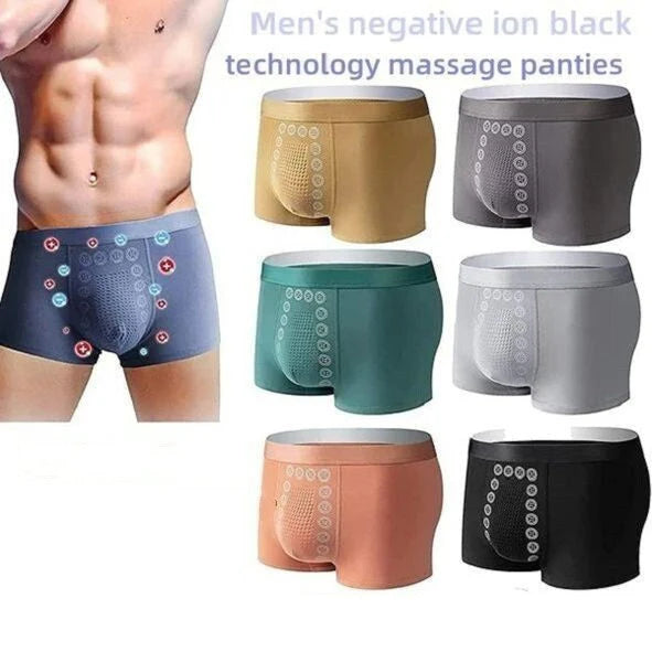 🩲🔥Acquista 1 e ricevi 3 pezzi🔥Intimo terapeutico magnetico da uomo per massaggio energetico