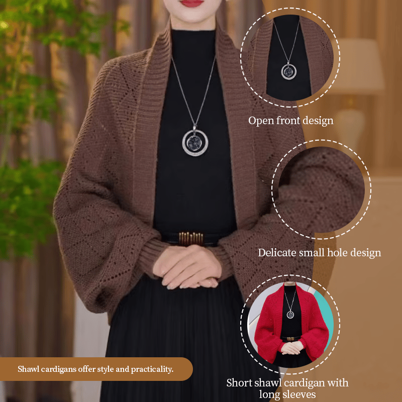 Mode ausgehöhlte Strickjacke