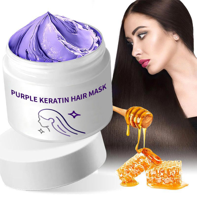 ✨Offerta limitata: acquista 3 e ricevi 2 in omaggio✨🧴💛 Maschera per capelli Keratynowa Fioletowa&Lascia che i tuoi capelli fluttuino al vento