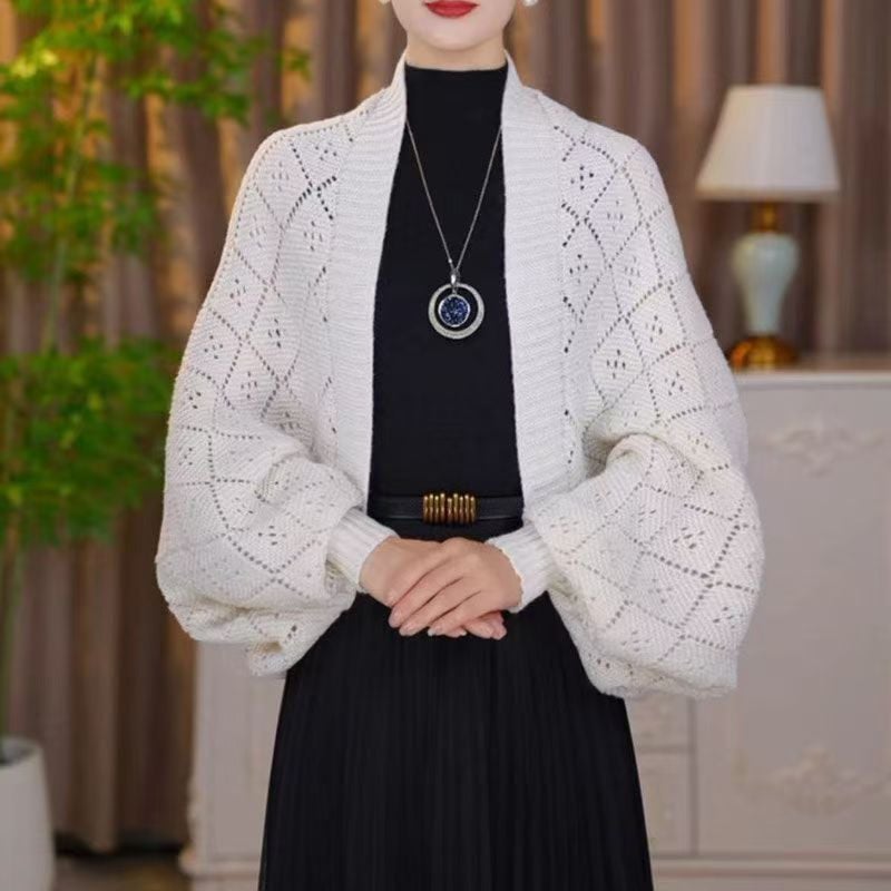 Mode ausgehöhlte Strickjacke