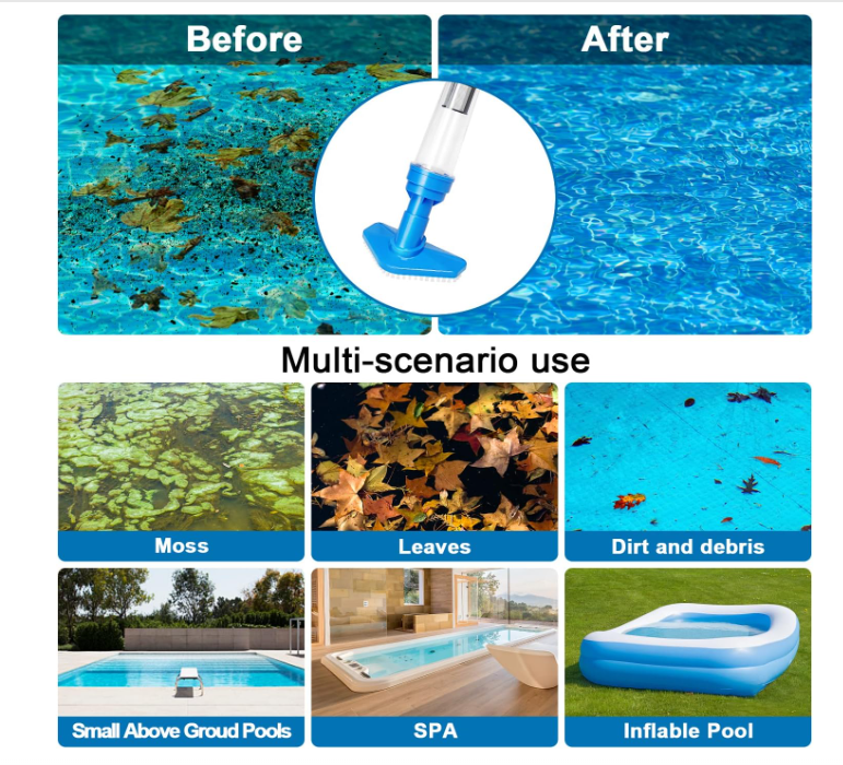 🌊Aspirapolvere portatile per piscina senza fili 3 in 1 successo