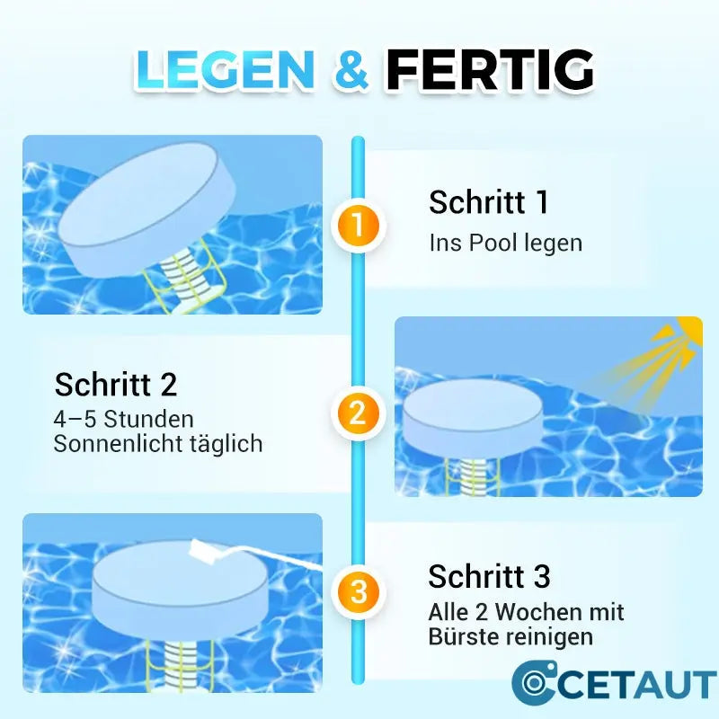 🌞Piscina cristallina – senza prodotti chimici, con energia solare! IONIZZATORE GALLEGGIANTE PER PISCINE ALIMENTATO A ENERGIA SOLARE