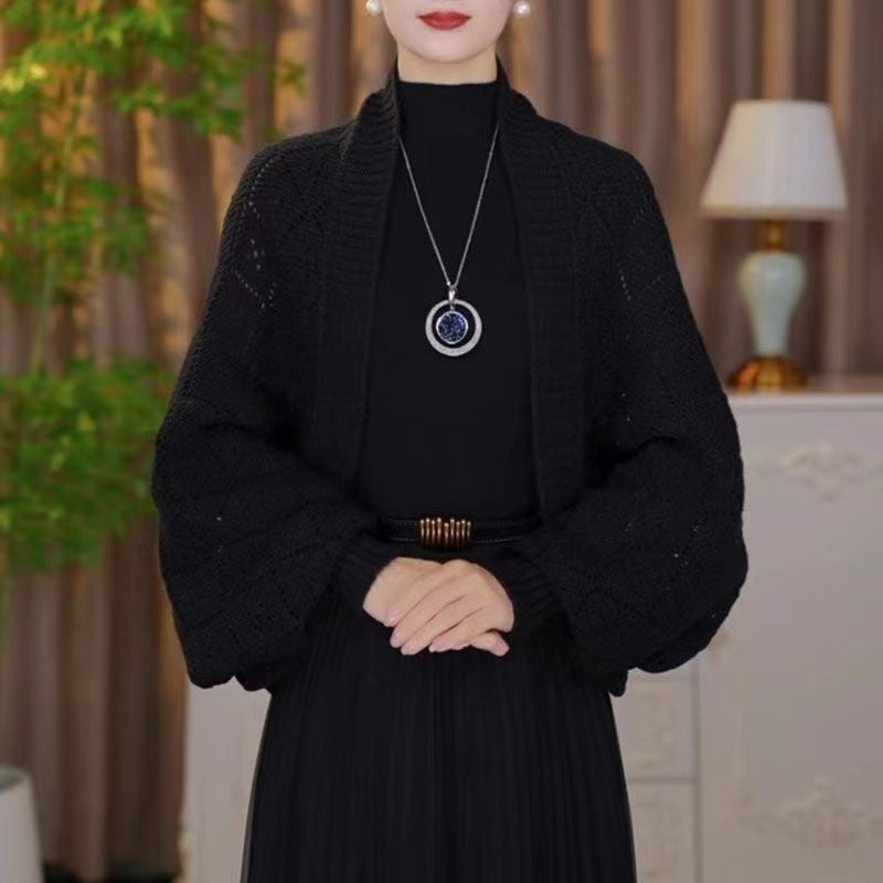 Mode ausgehöhlte Strickjacke