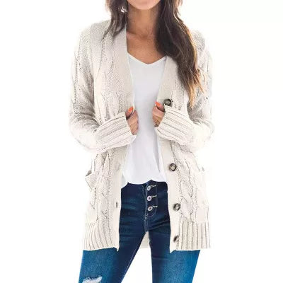 ✨Maglioni da donna in maglia autunno-inverno di media lunghezza – ⏳Numero limitato – Ora con il 50% di sconto🔥