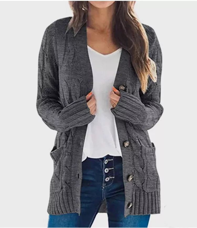 ✨Maglioni da donna in maglia autunno-inverno di media lunghezza – ⏳Numero limitato – Ora con il 50% di sconto🔥