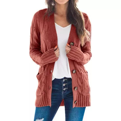 ✨Maglioni da donna in maglia autunno-inverno di media lunghezza – ⏳Numero limitato – Ora con il 50% di sconto🔥