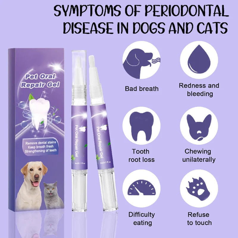Gel riparatore di denti per cani e gatti