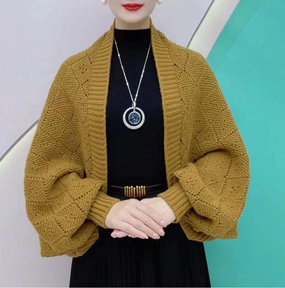 Mode ausgehöhlte Strickjacke