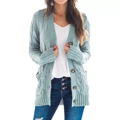 ✨Maglioni da donna in maglia autunno-inverno di media lunghezza – ⏳Numero limitato – Ora con il 50% di sconto🔥