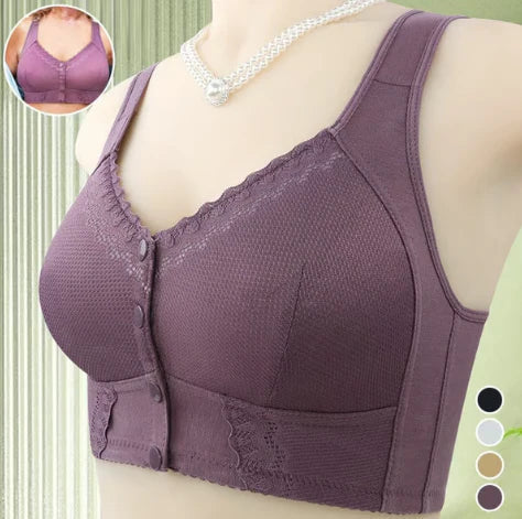 🌹Ultimo giorno ❤️ Compra 1 e ricevi 2 gratis🌹Reggiseno traspirante con chiusura frontale🎀