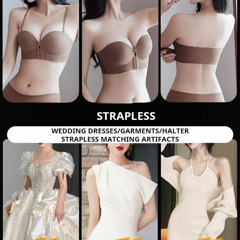 ⏳Offerta limitata: sconto del 50%💥Reggiseno da donna con chiusura frontale antiscivolo e design senza spalline