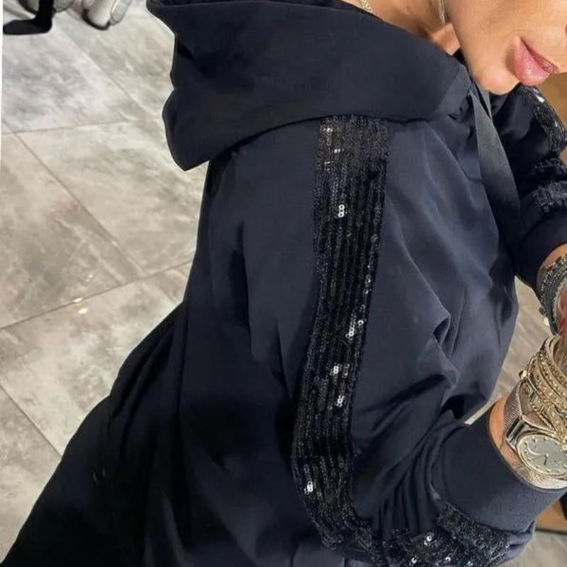 🔥Vendita calda 2025🔥 Set da 2 pezzi, top e pantaloni con cappuccio con coulisse da donna (spedizione gratuita)