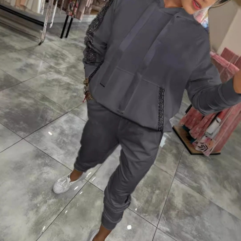🔥Vendita calda 2025🔥 Set da 2 pezzi, top e pantaloni con cappuccio con coulisse da donna (spedizione gratuita)