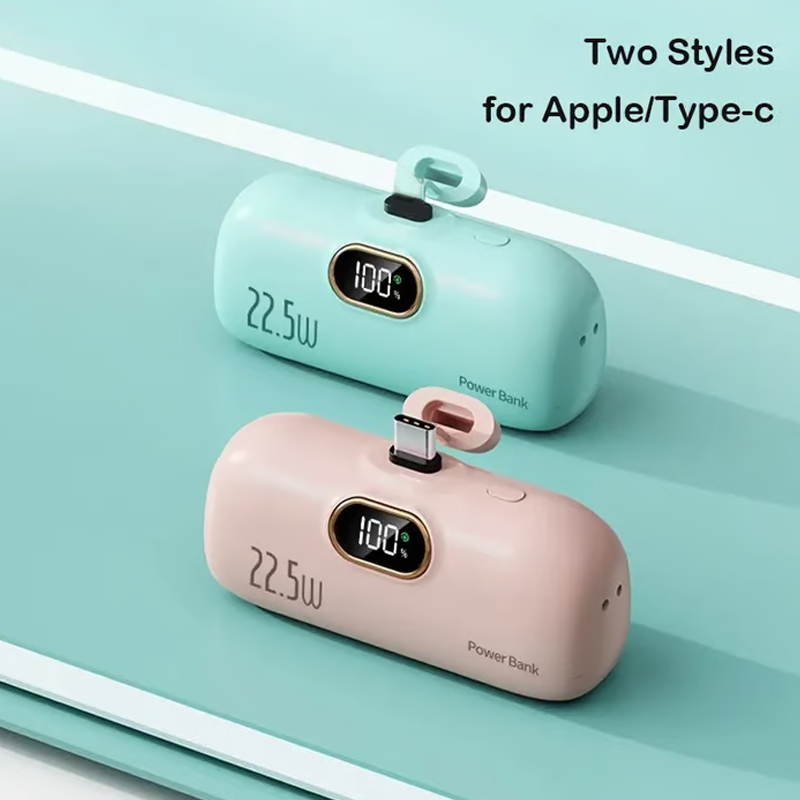 Mini caricabatterie portatile da 5000 mAh per telefono