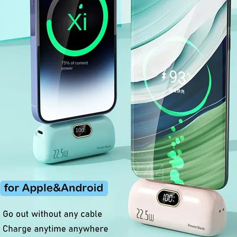 Mini caricabatterie portatile da 5000 mAh per telefono