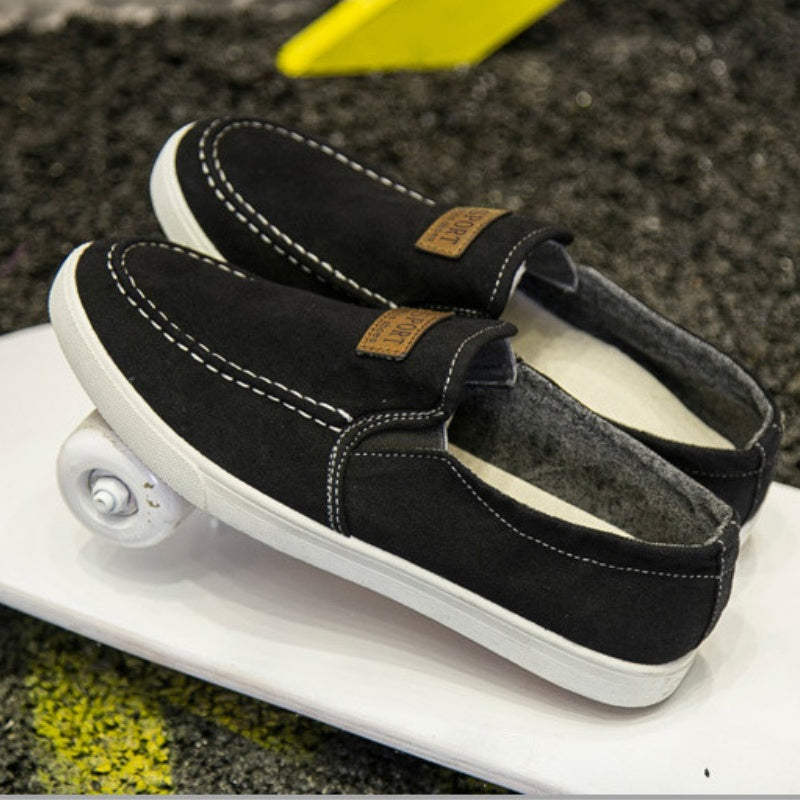 Herren-Freizeitschuhe aus Canvas zum Hineinschlüpfen