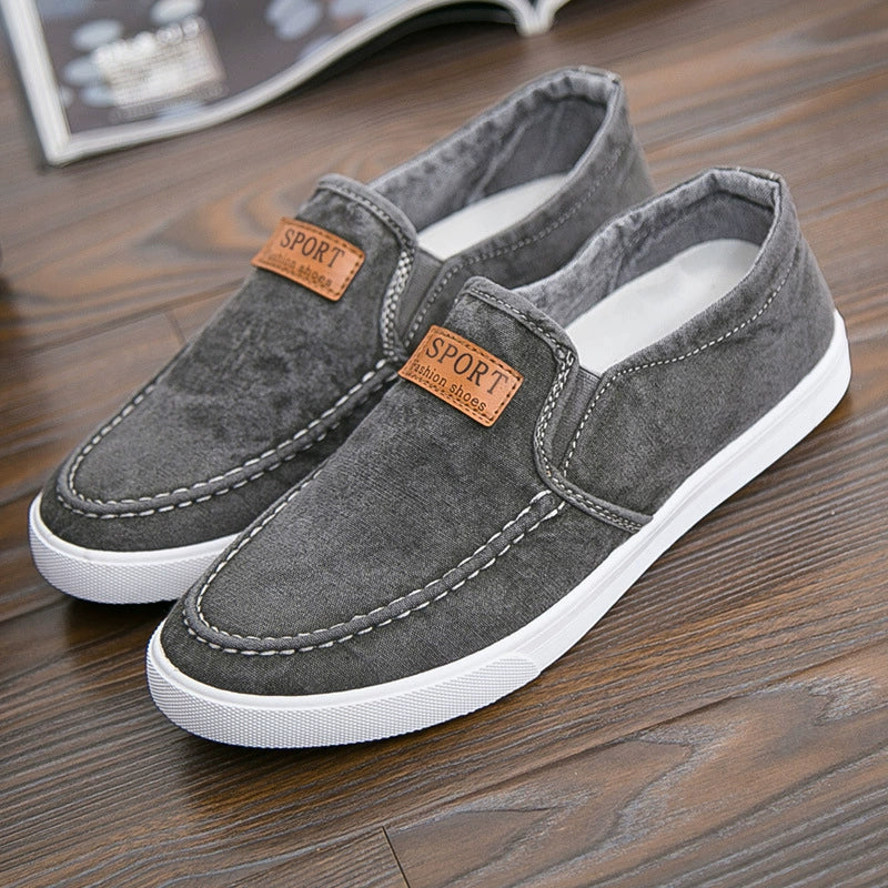 Herren-Freizeitschuhe aus Canvas zum Hineinschlüpfen