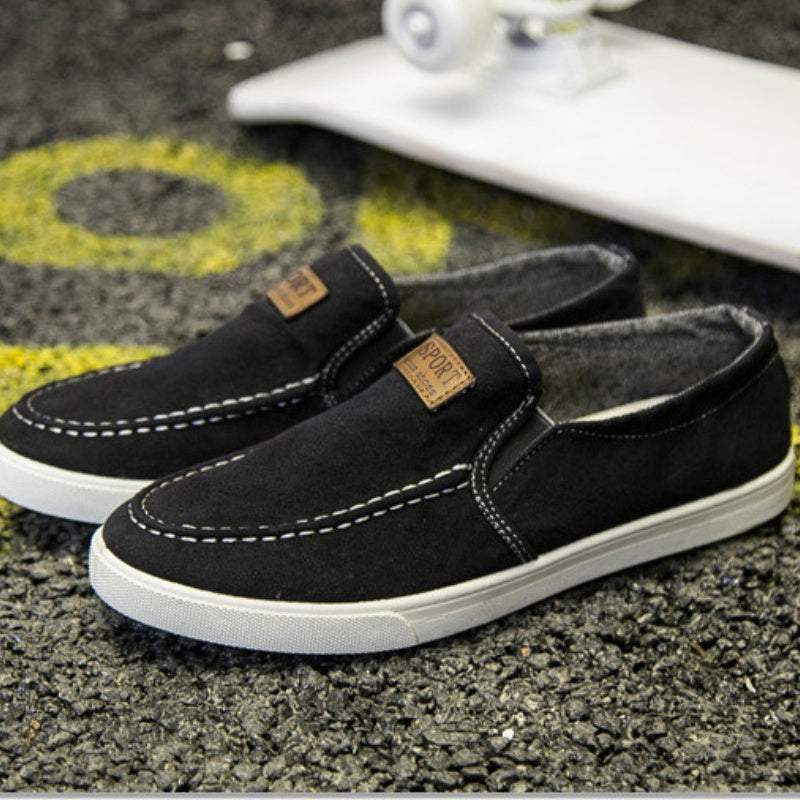 Herren-Freizeitschuhe aus Canvas zum Hineinschlüpfen