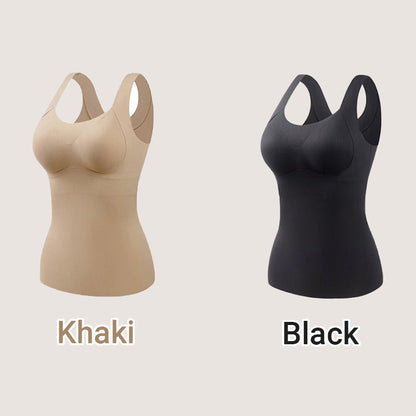 ❄️ Lightweight Warmth | Women's Thermal Tank Top with Built-In Bra