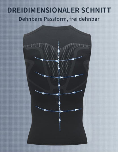 🥳PROMOÇÃO IMPERDÍVEL DE 2026🥳💞MAIS DE 50 MIL VENDIDOS!🛡️💎 50% DE DESCONTO! Colete Modelador Iônico – Compressão refrescante, suaviza a barriga e os flancos. Invisível sob as camisetas.💪✨