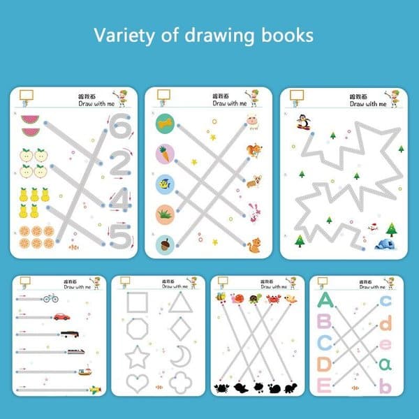 Children's Tracing Workbook™ | Help uw kind spelenderwijs groeien en leren!-6