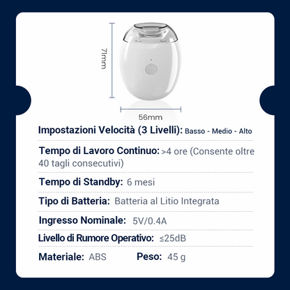 🔥Ultimi due giorni: sconto del 50%🔥Lima per unghie automatica universale per adulti e bambini