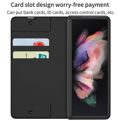 Leren beschermhoes met penhouder voor Samsung Galaxy Z Fold3 Fold4 5G-7