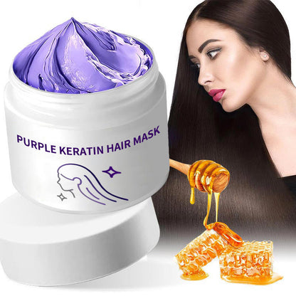 ✨Offerta limitata: acquista 3 e ricevi 2 in omaggio✨🧴💛 Maschera per capelli Keratynowa Fioletowa&Lascia che i tuoi capelli fluttuino al vento