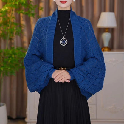 Mode ausgehöhlte Strickjacke