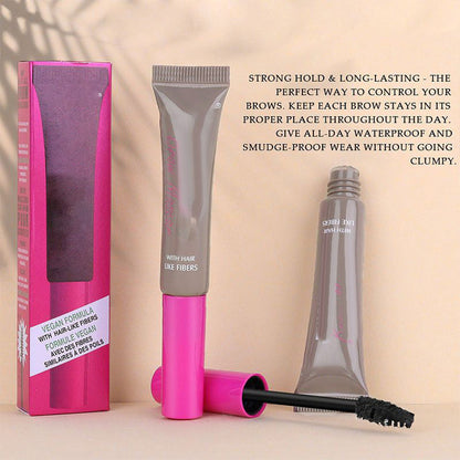 🥰✨ Gel para sobrancelhas vegano com efeito natural e volume instantâneo que dura até 16 horas