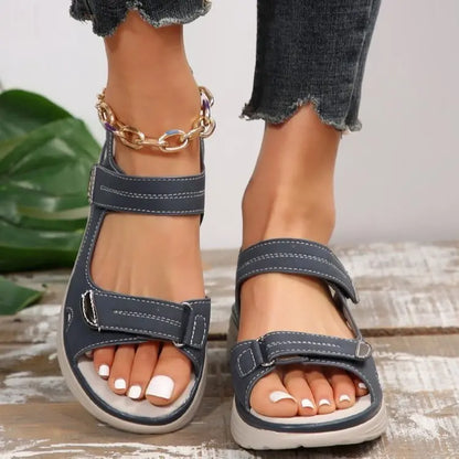 🔥⏳Sconto limitato del 50%💥【36-43】 2026 Nuovi sandali da donna taglie forti, sportivi, comodi, sandali dritti con punta a pesce