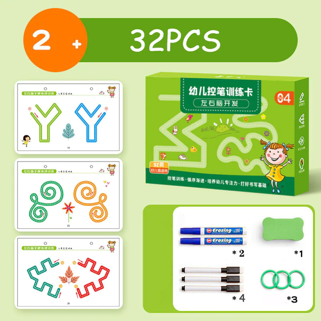 Children's Tracing Workbook™ | Help uw kind spelenderwijs groeien en leren!-11