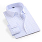 🔥Kjøp 2 og få gratis frakt-Langermede bomullsskjorter med striper og knapper for menn