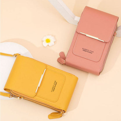 🔥Saldi sconto del 50% 🎁Borsa da donna in pelle con touch screen