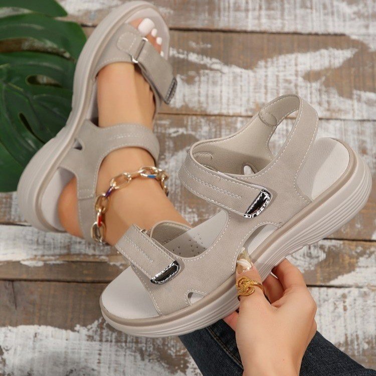 🔥⏳Sconto limitato del 50%💥【36-43】 2026 Nuovi sandali da donna taglie forti, sportivi, comodi, sandali dritti con punta a pesce