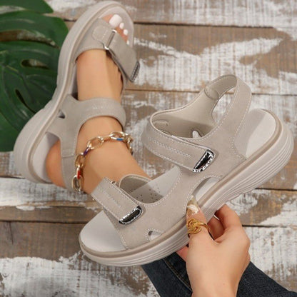 🔥⏳Sconto limitato del 50%💥【36-43】 2026 Nuovi sandali da donna taglie forti, sportivi, comodi, sandali dritti con punta a pesce