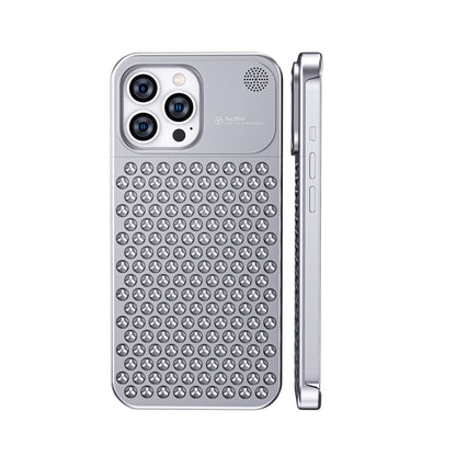 Aromatherapy telefoon geval iphone13iPhone14 Aluminiumlegering anti-val warmteafvoer bezel slank-2