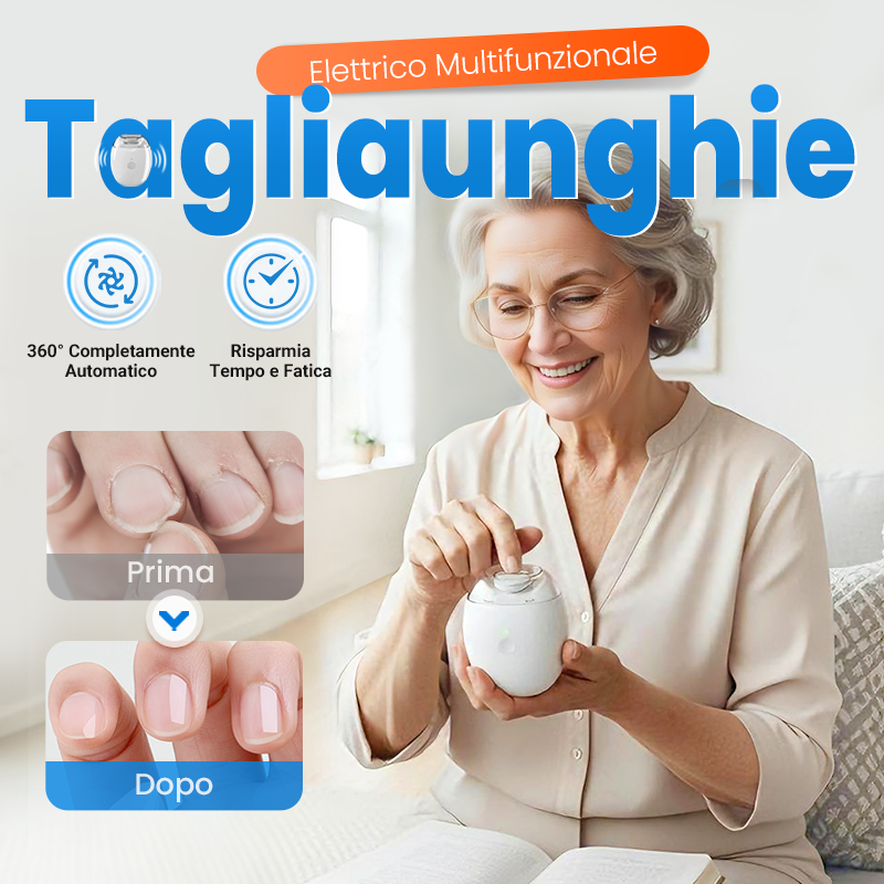 🔥Ultimi due giorni: sconto del 50%🔥Lima per unghie automatica universale per adulti e bambini