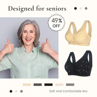🌹Buy 1 Get 2 Free🌹LAST DAY SALE 49% OFF - Comfortable & Convenient Front Button Bra
