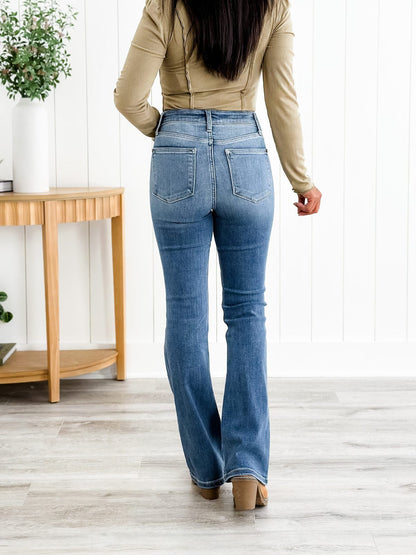 🍂Calça jeans bootcut com controle de barriga, o Santo Graal👖