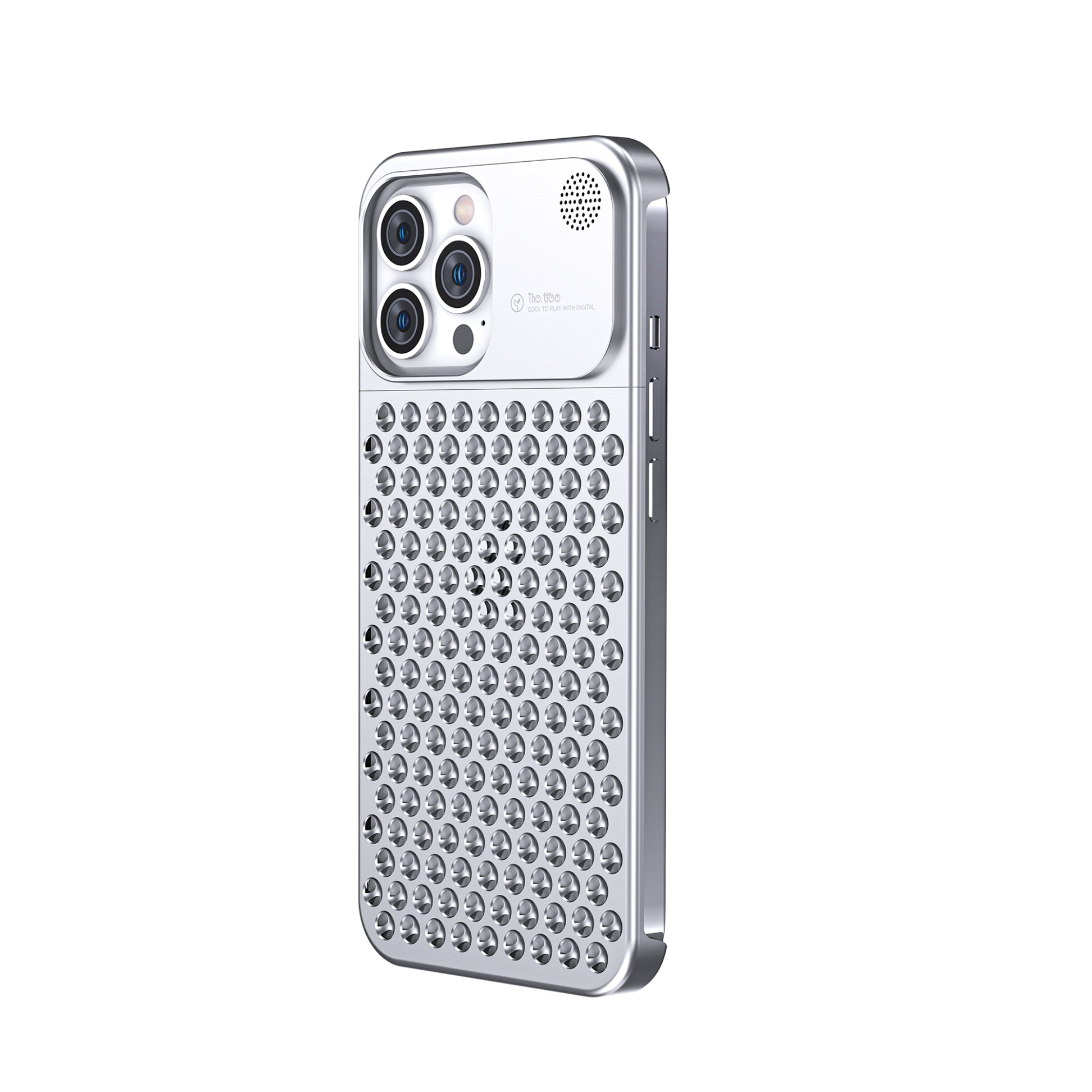 Aromatherapy telefoon geval iphone13iPhone14 Aluminiumlegering anti-val warmteafvoer bezel slank-3