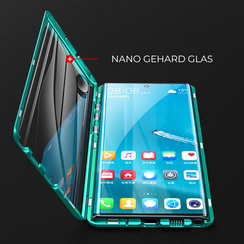 Magnetisch gehard glas dubbelzijdig telefoonhoesje voor Samsung-5