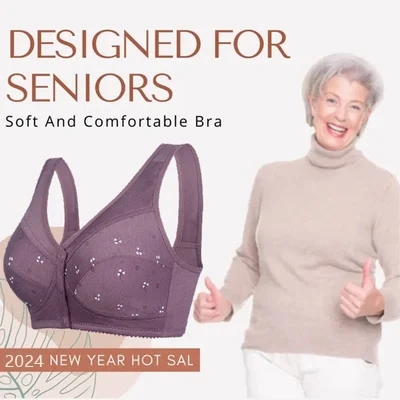 🌹Buy 1 Get 2 Free🌹LAST DAY SALE 49% OFF - Comfortable & Convenient Front Button Bra