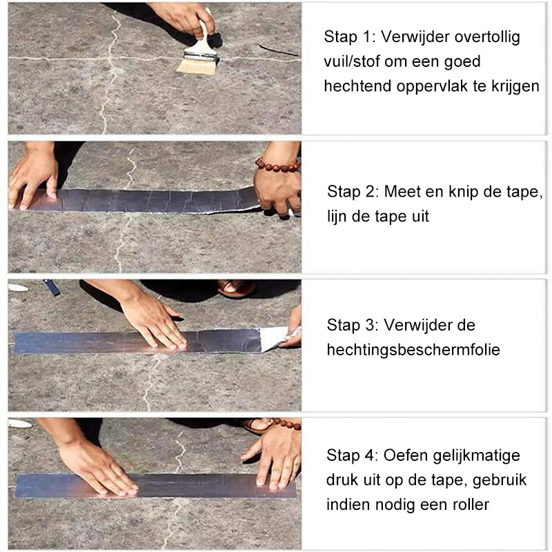 Super waterdichte tape, butylrubber