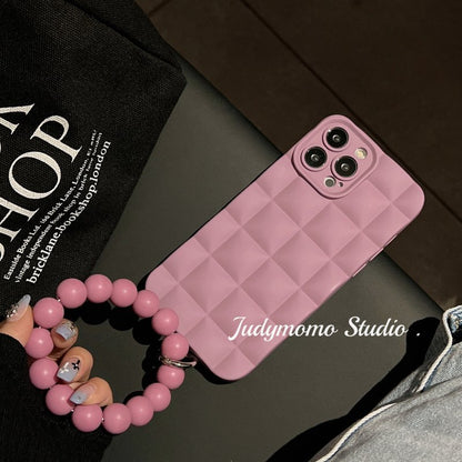 Matte Parel Armband Hoesje voor iPhone-8