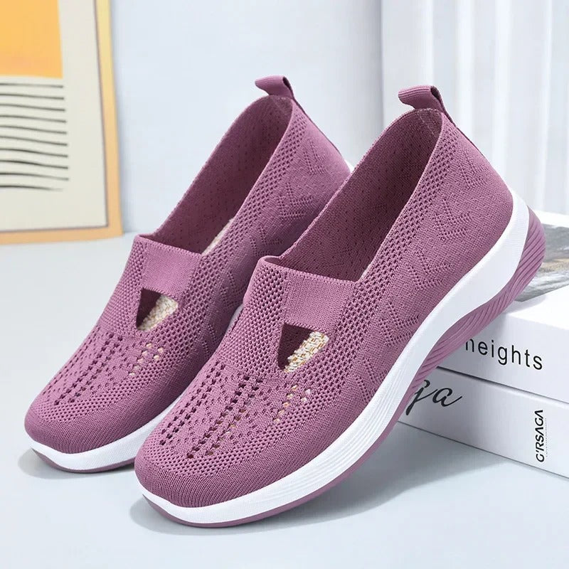 🔥Letzter Tag 49% Rabatt🔥Orthopädische gewebte Schuhe mit weichen, atmungsaktiven Sohlen für Frauen