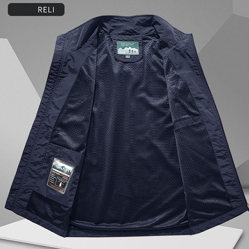 ⏰Promoção por tempo limitado: 49% de desconto🔥🧥Jaqueta sem mangas oversized masculina com bolsos