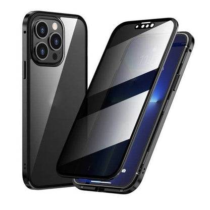 ✨ ÚLTIMO DIA DE PROMOÇÃO – 50% DE DESCONTO ✨ Capa Magnética para iPhone com Vidro Privativo e Moldura Metálica