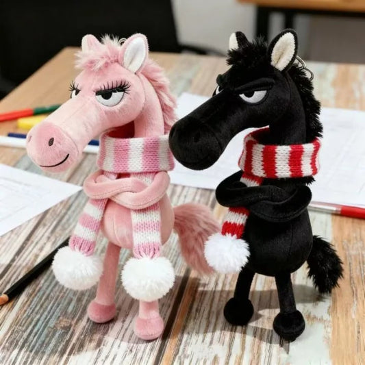 🐎L'anno del cavallo Mascotte portafortuna — Regalo di Capodanno per la fortuna nel 2026