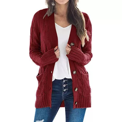 ✨Maglioni da donna in maglia autunno-inverno di media lunghezza – ⏳Numero limitato – Ora con il 50% di sconto🔥